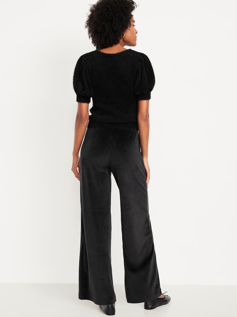 High-Waisted Super Wide-Leg Leggings