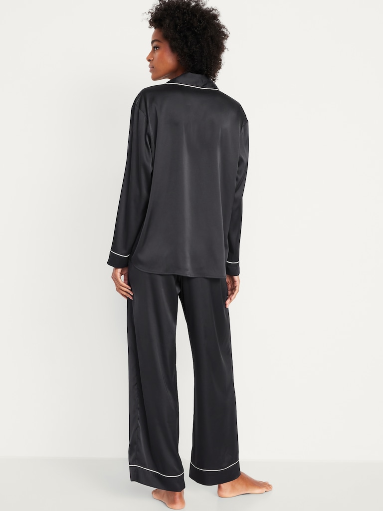 Satin Pajama Pant Set for Women