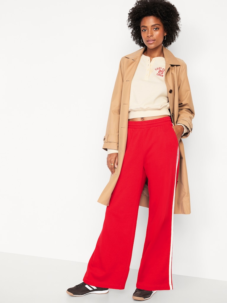 High-Waisted SoComfy Wide-Leg Sweatpants