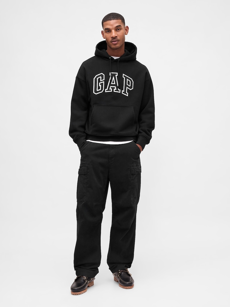 Extra Heavyweight French Terry Oversized Logo Hoodie