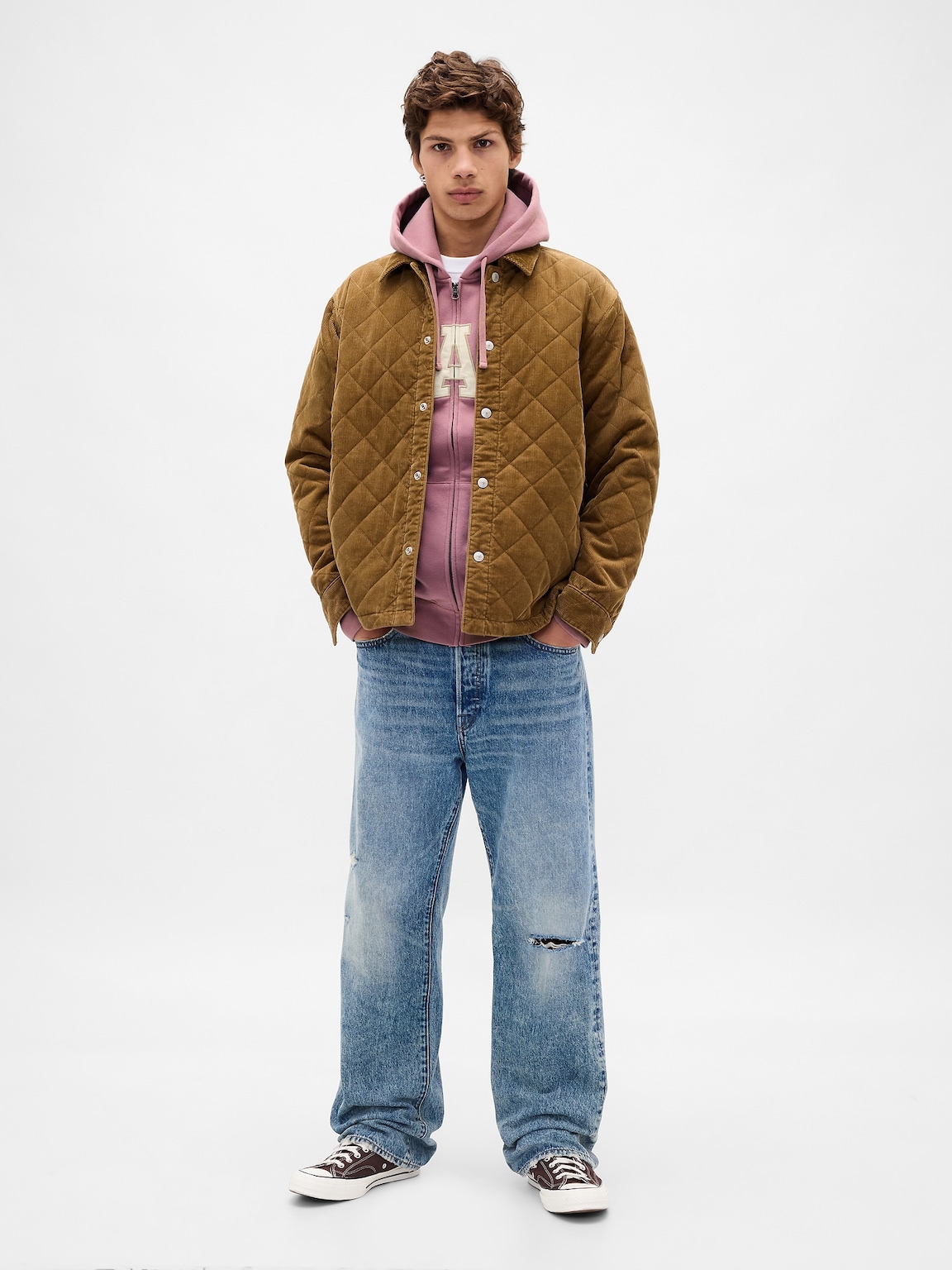 Adult VintageSoft Arch Logo Full-Zip Hoodie