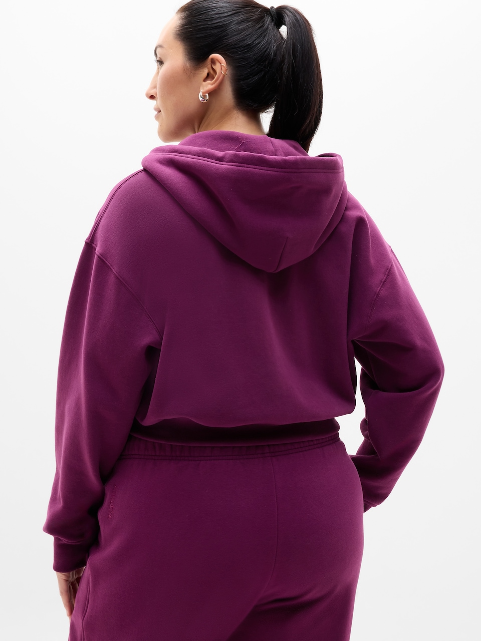 Forever Fleece Crop Full Zip