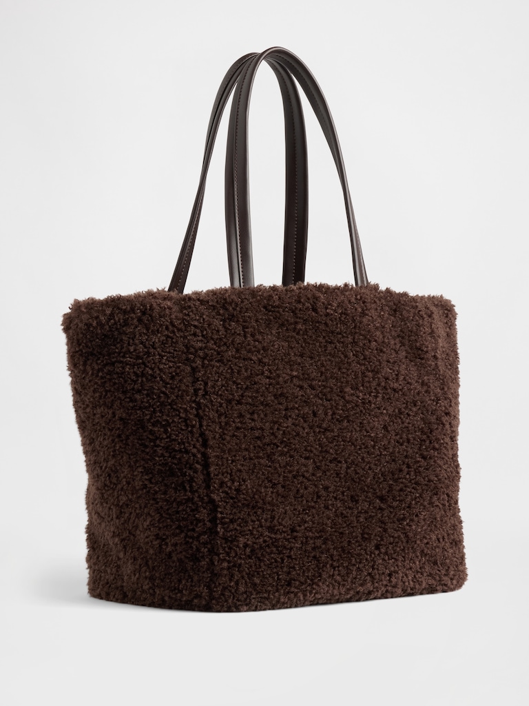 Faux-Fur Tote Bag