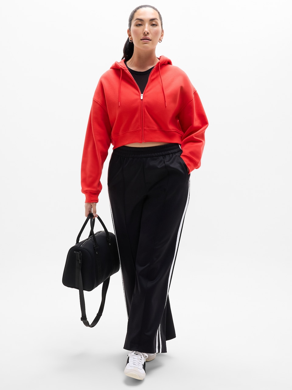 Forever Fleece Crop Full Zip