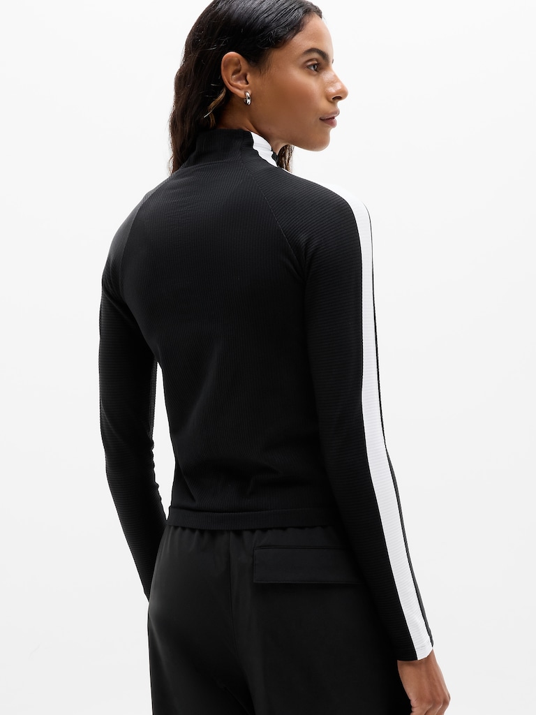 Renew Seamless Mock Neck Top