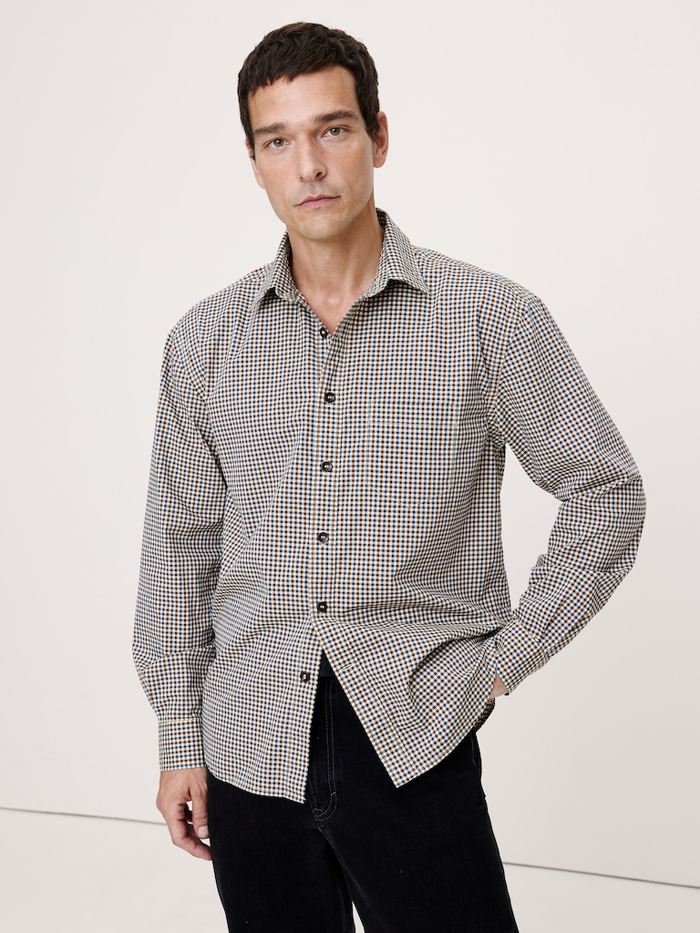 Relaxed-Fit Washed Cotton Poplin Shirt