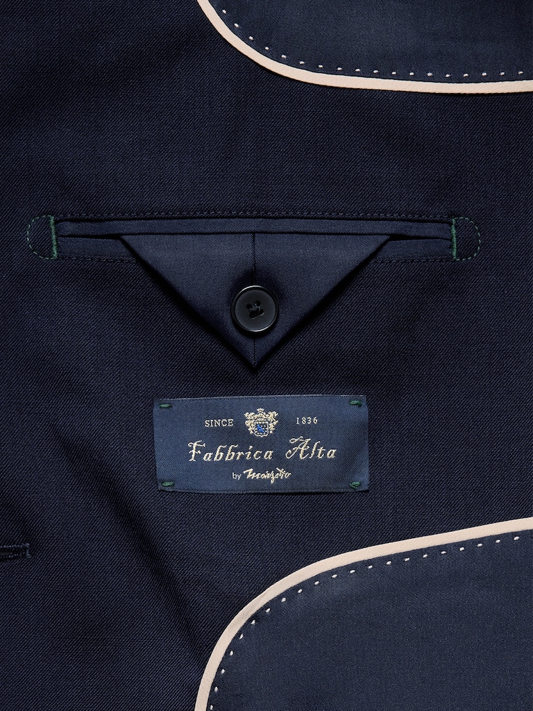 Slim Italian Wool Blazer