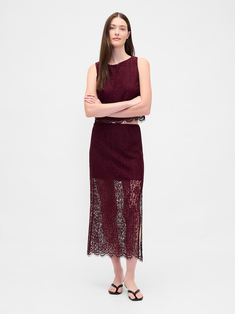Lace Maxi Skirt