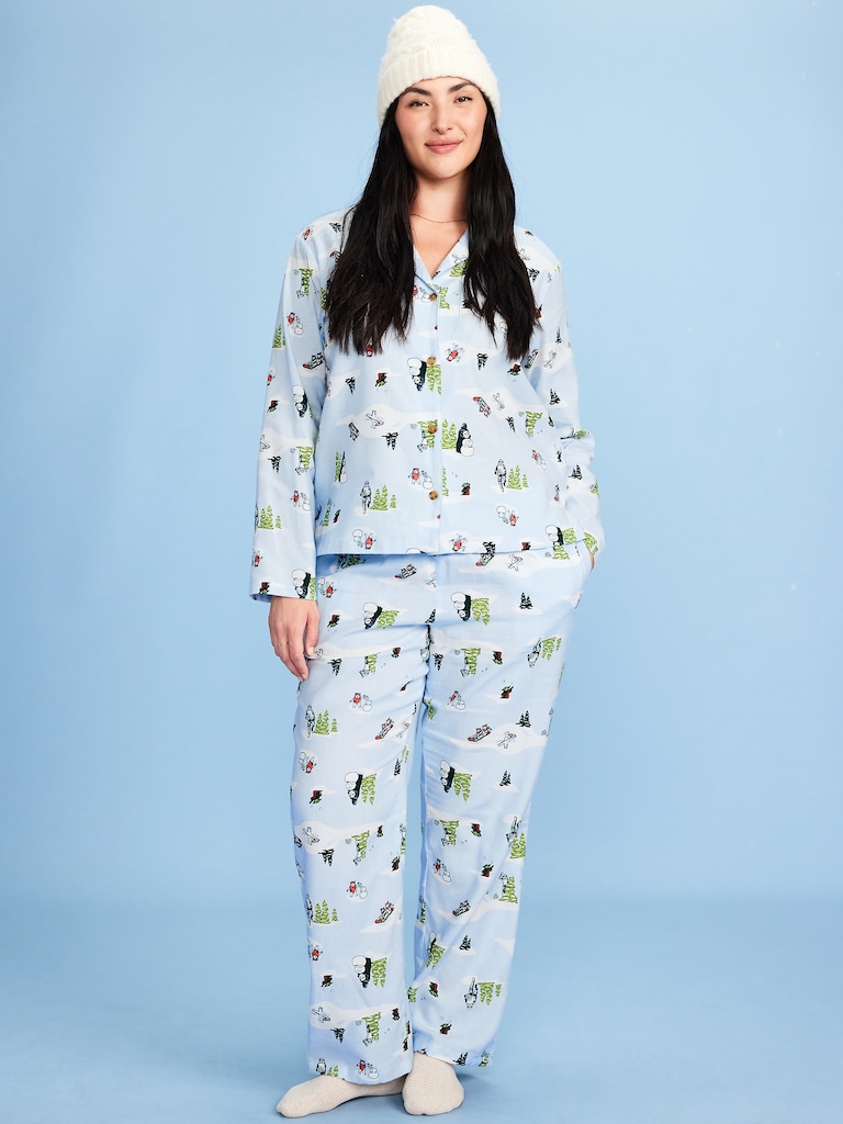 Old Navy x Star Wars Printed Flannel Pajama Set for Women