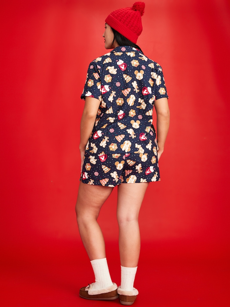 Old Navy x Disney Printed Flannel Pajama Short Set for Women