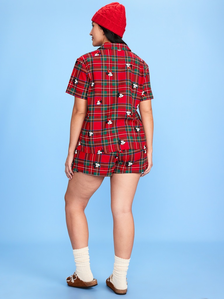Old Navy x Disney Printed Flannel Pajama Short Set for Women