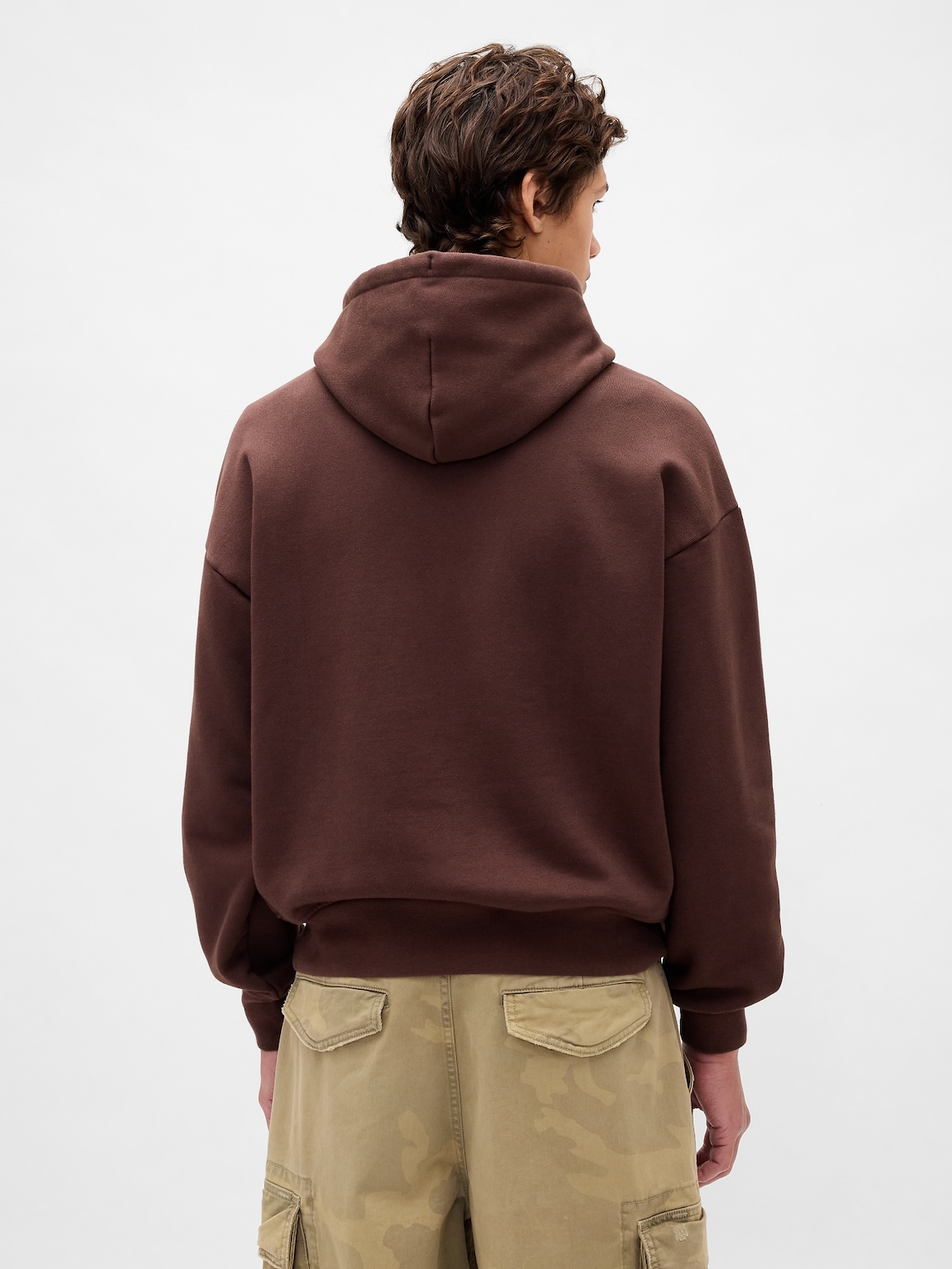 Extra Heavyweight French Terry Oversized Logo Hoodie