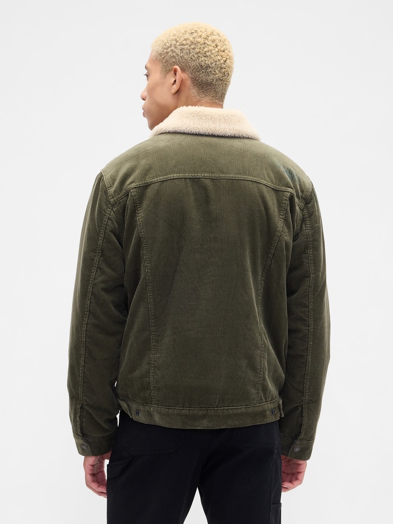 Sherpa-Lined Icon Corduroy Jacket