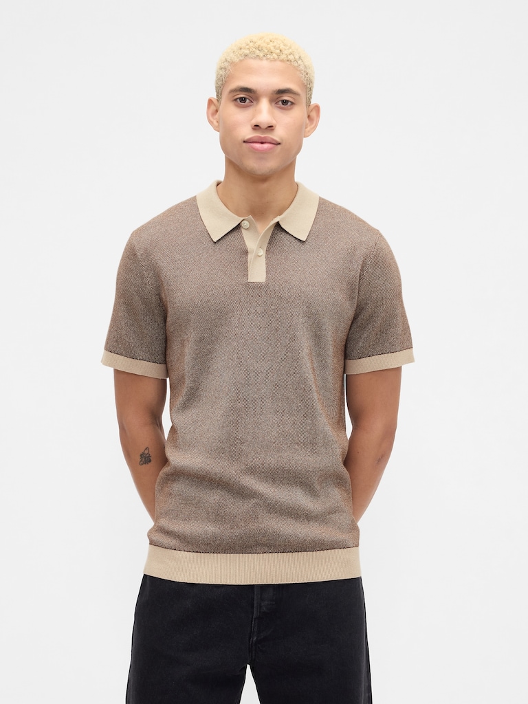 Sweater Polo Shirt