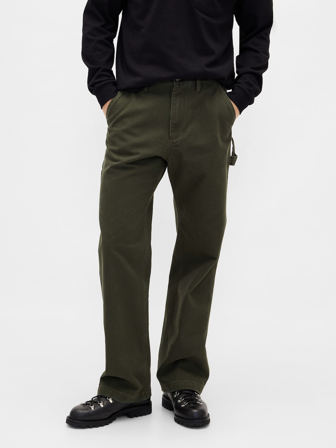 Canvas '90s Loose Carpenter Pants