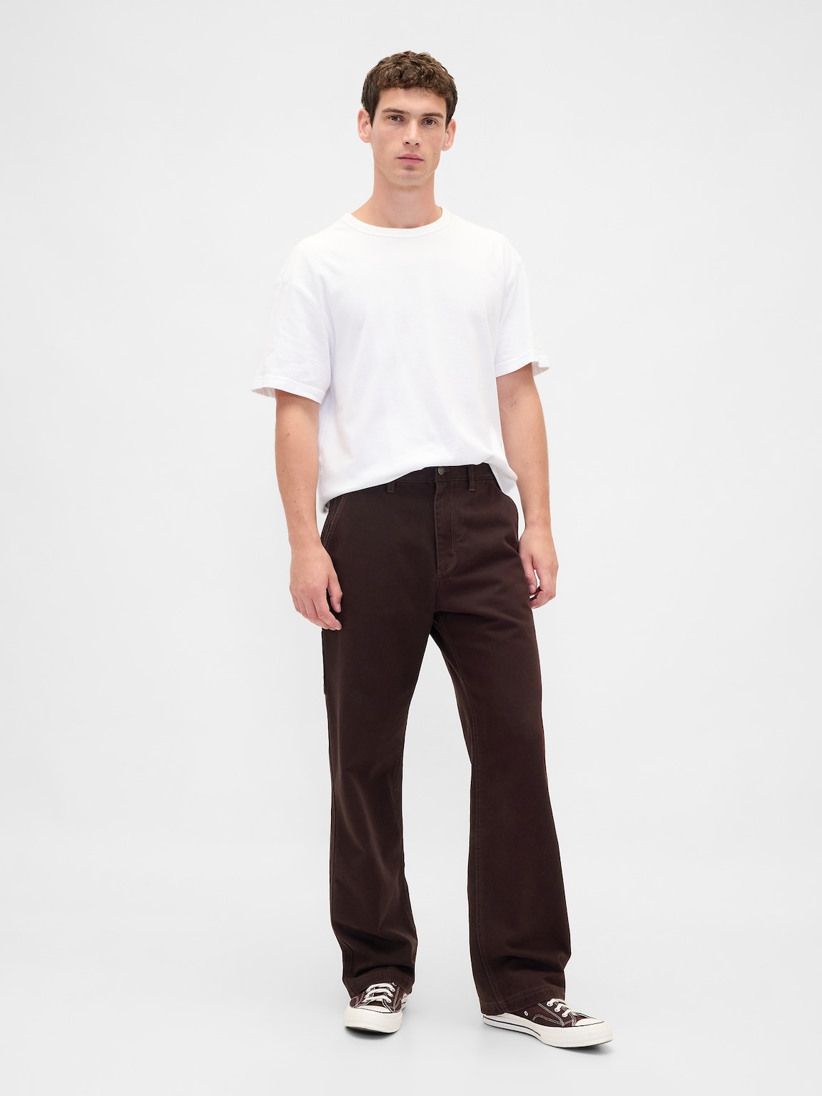 Canvas '90s Loose Carpenter Pants
