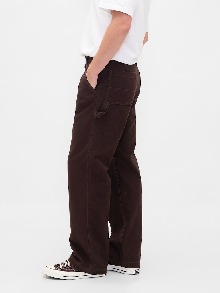 Canvas '90s Loose Carpenter Pants