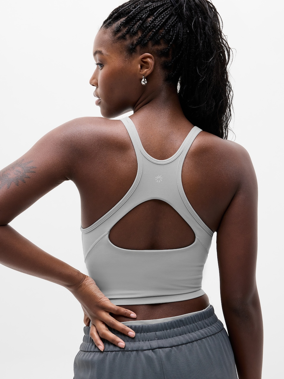 V-Neck Hardware One-Piece Swimsuit