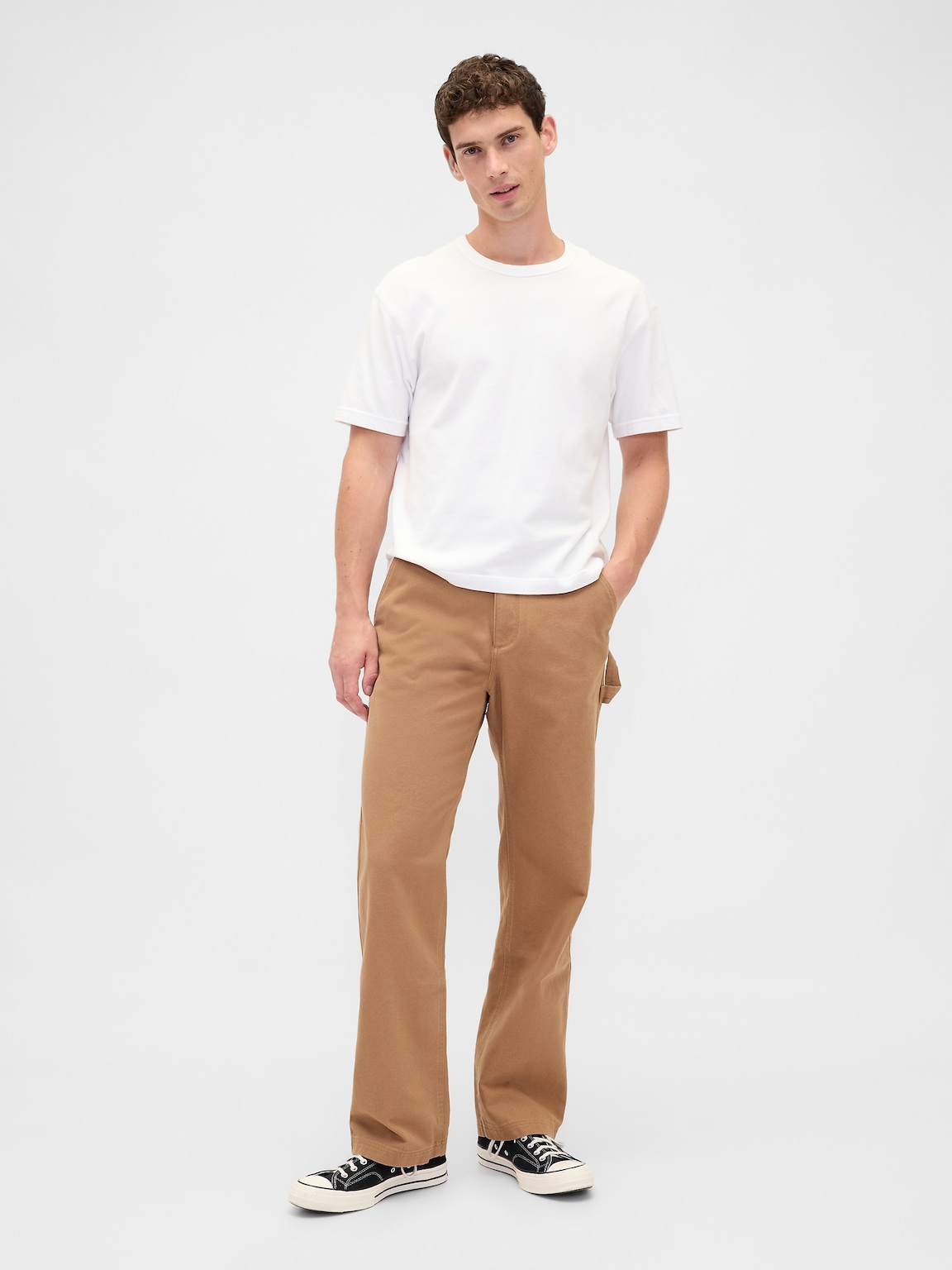 Canvas '90s Loose Carpenter Pants