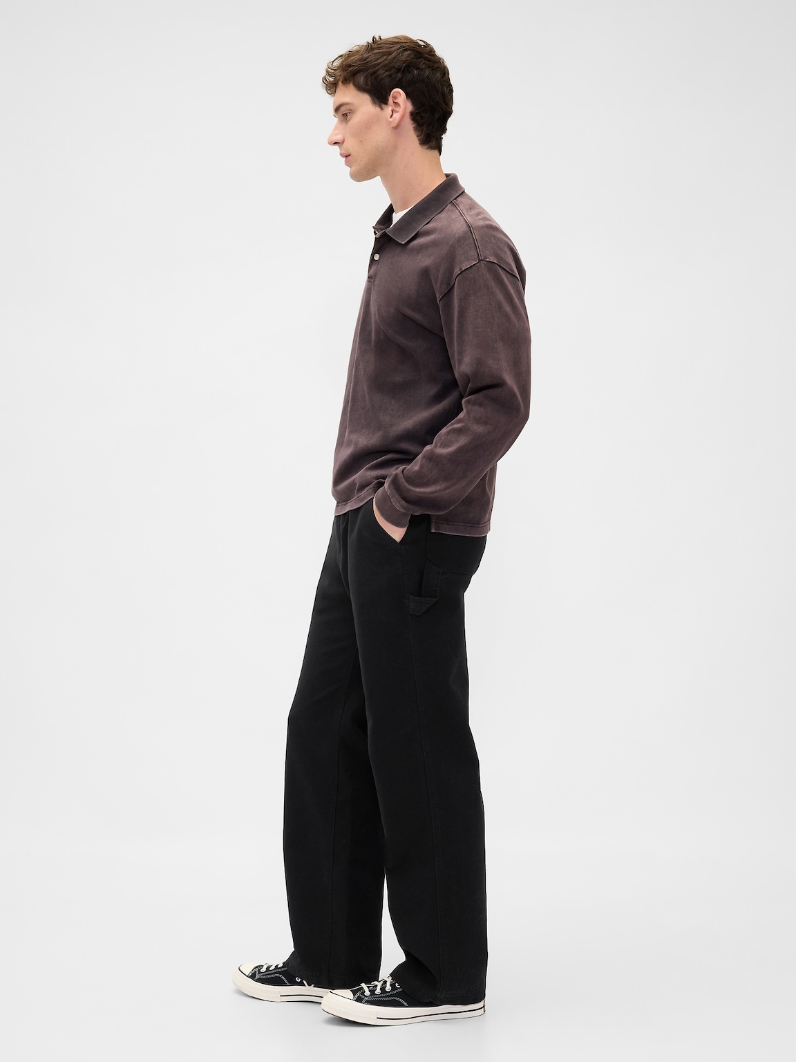 Canvas '90s Loose Carpenter Pants
