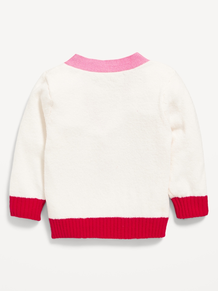 Cardigan côtelé SoSoft à imprimé pour bébé