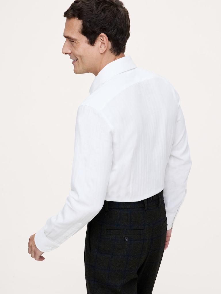 Slim-Fit Cotton-Cashmere Dress Shirt