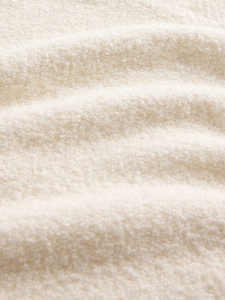 CashSoft Boucle Relaxed Crewneck Top