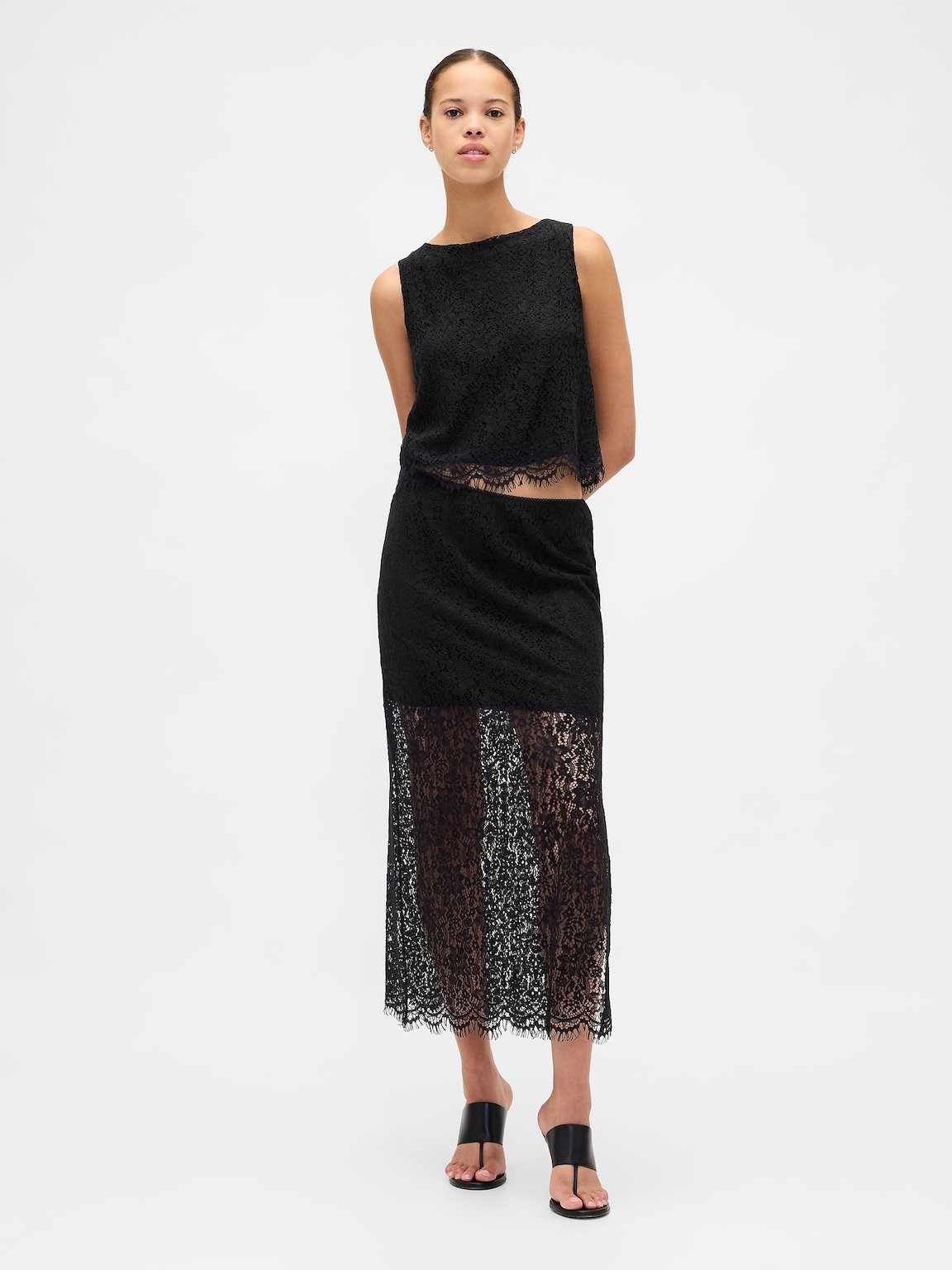Lace Maxi Skirt