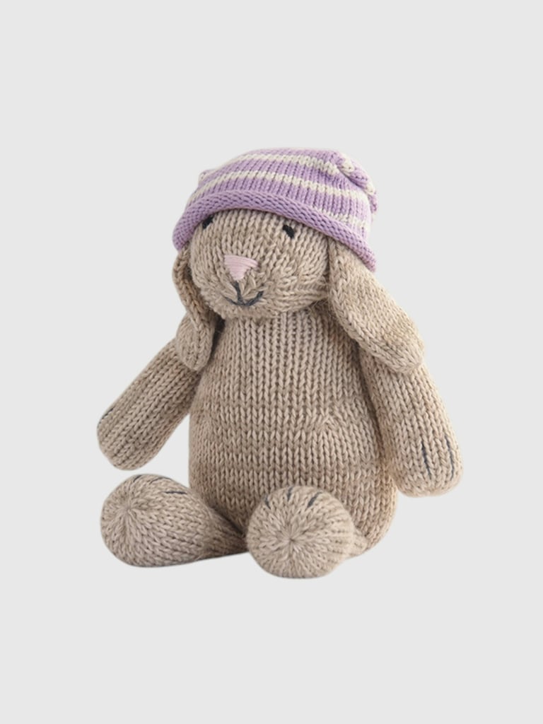 Brown Bunny in Slouch Hat Knit Toy