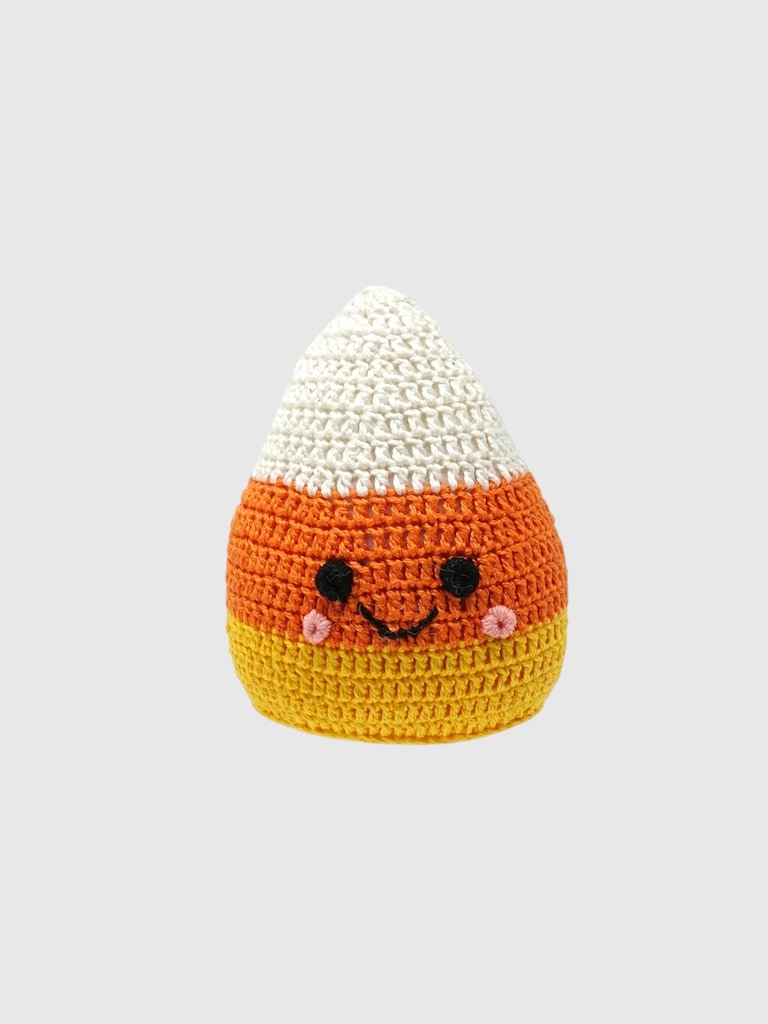 Candy Corn Crochet Toy