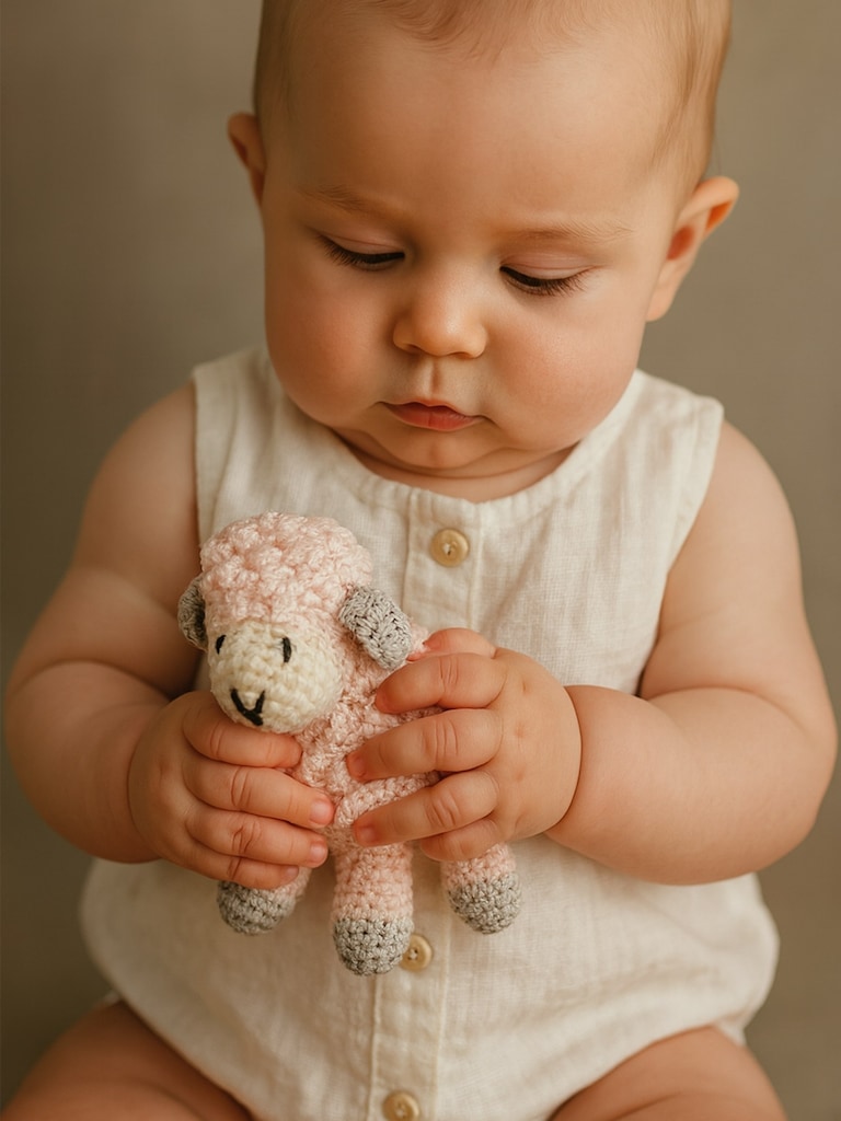 Little Crochet Lamb Toy