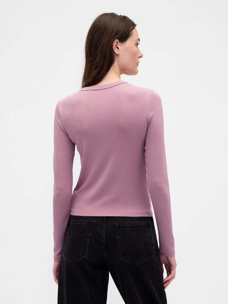 Modern Crewneck Cardigan