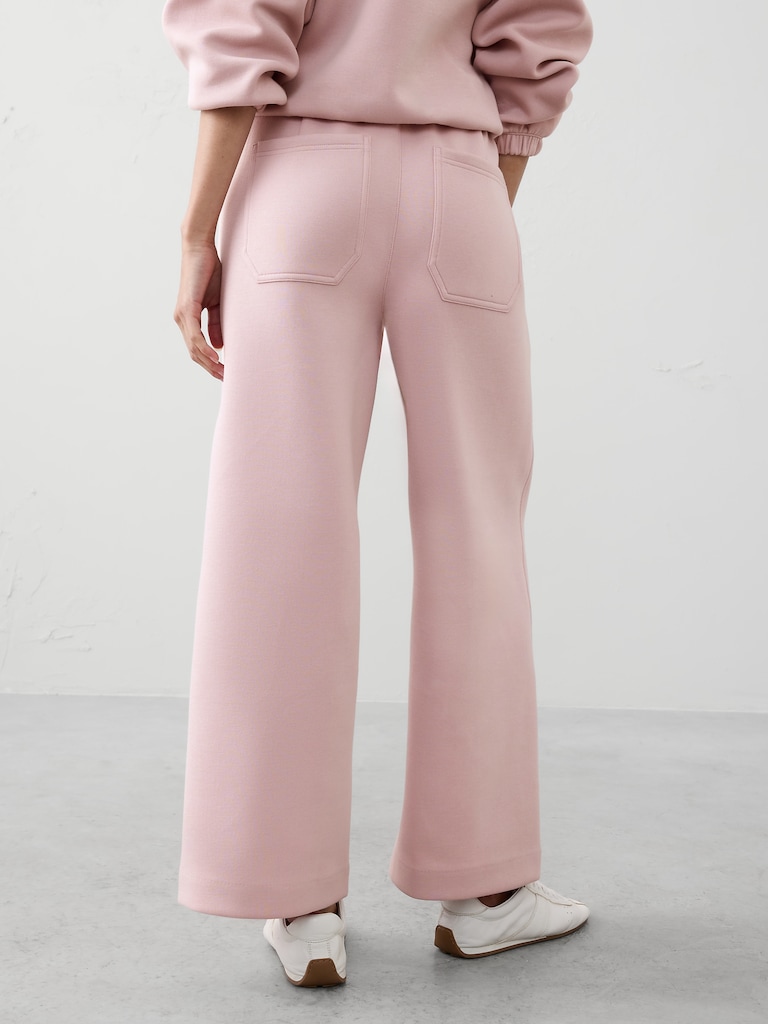 Weekender Wide-Leg High-Rise Ankle Pant