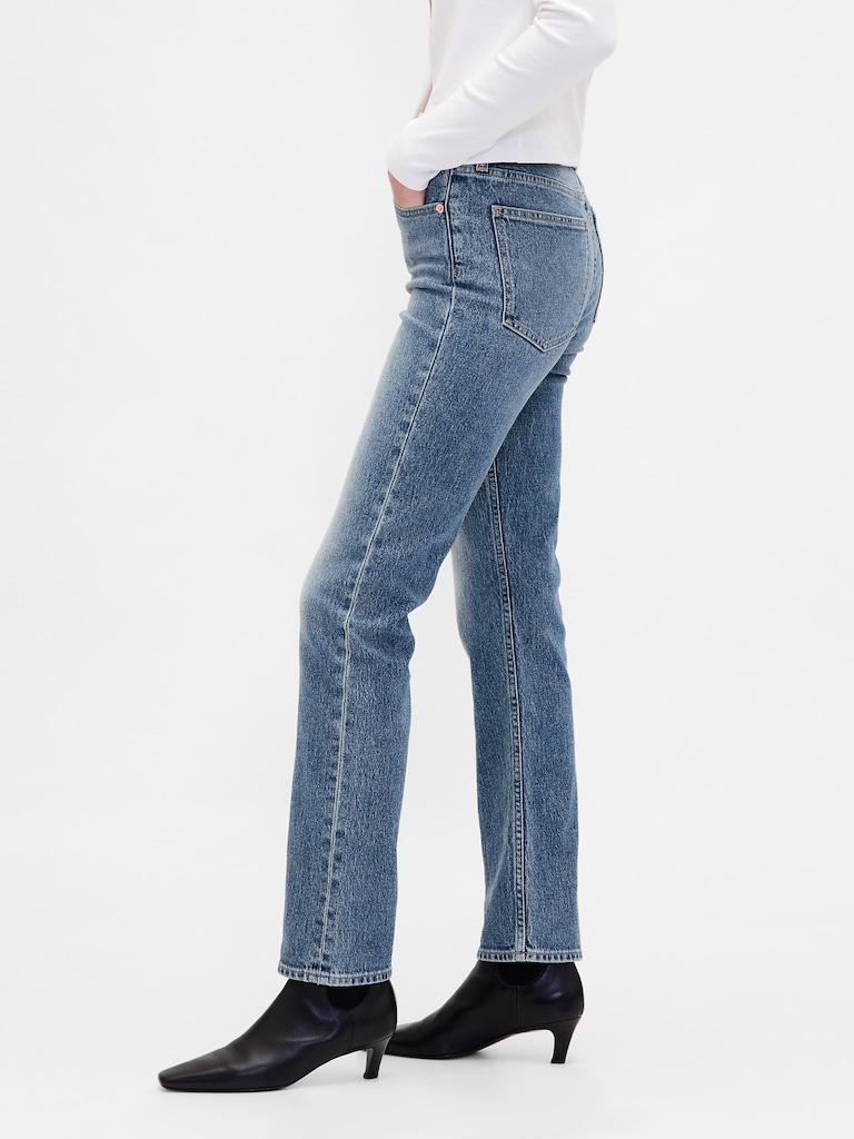 High Rise '90s Straight Jeans
