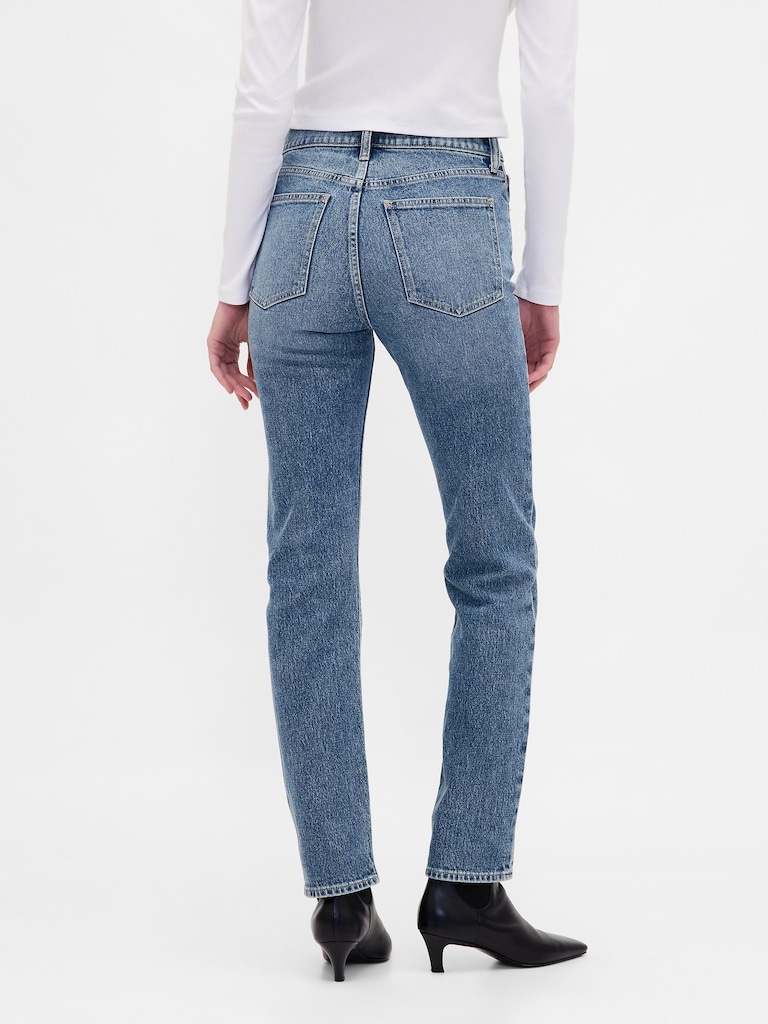 High Rise '90s Straight Jeans