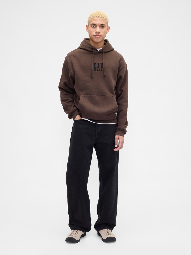 Adult Vintage Soft Oversized Gap Mini-Logo Hoodie