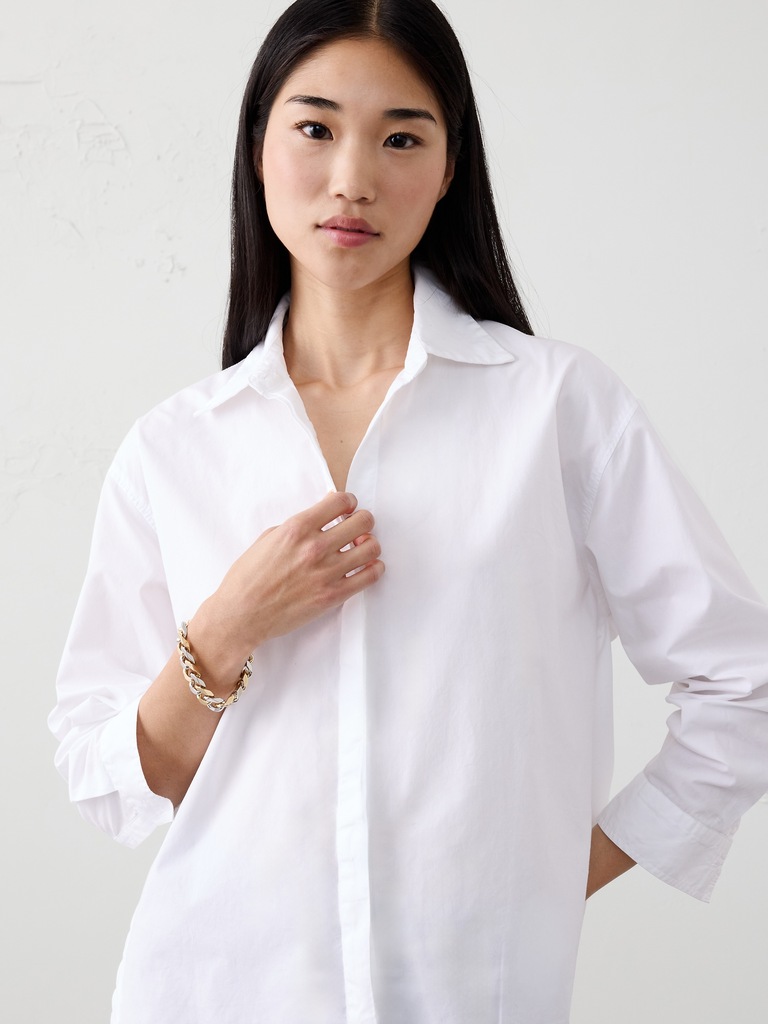 Mixed Metal Curb Chain Bracelet