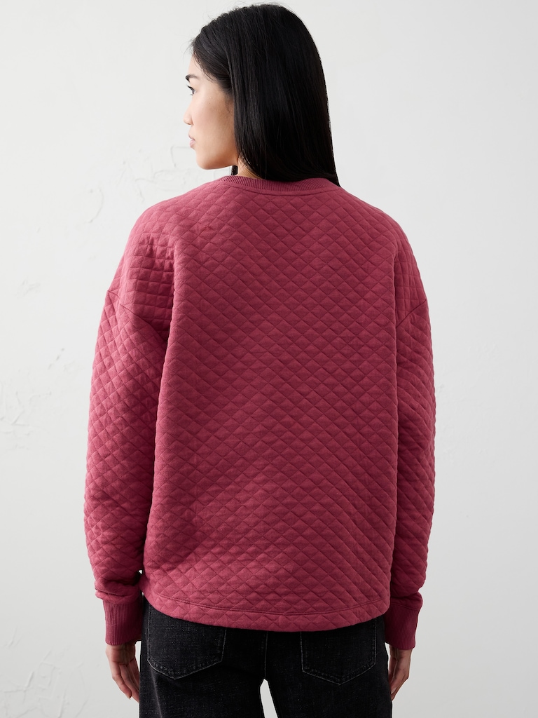 Quilted Sweatshirt