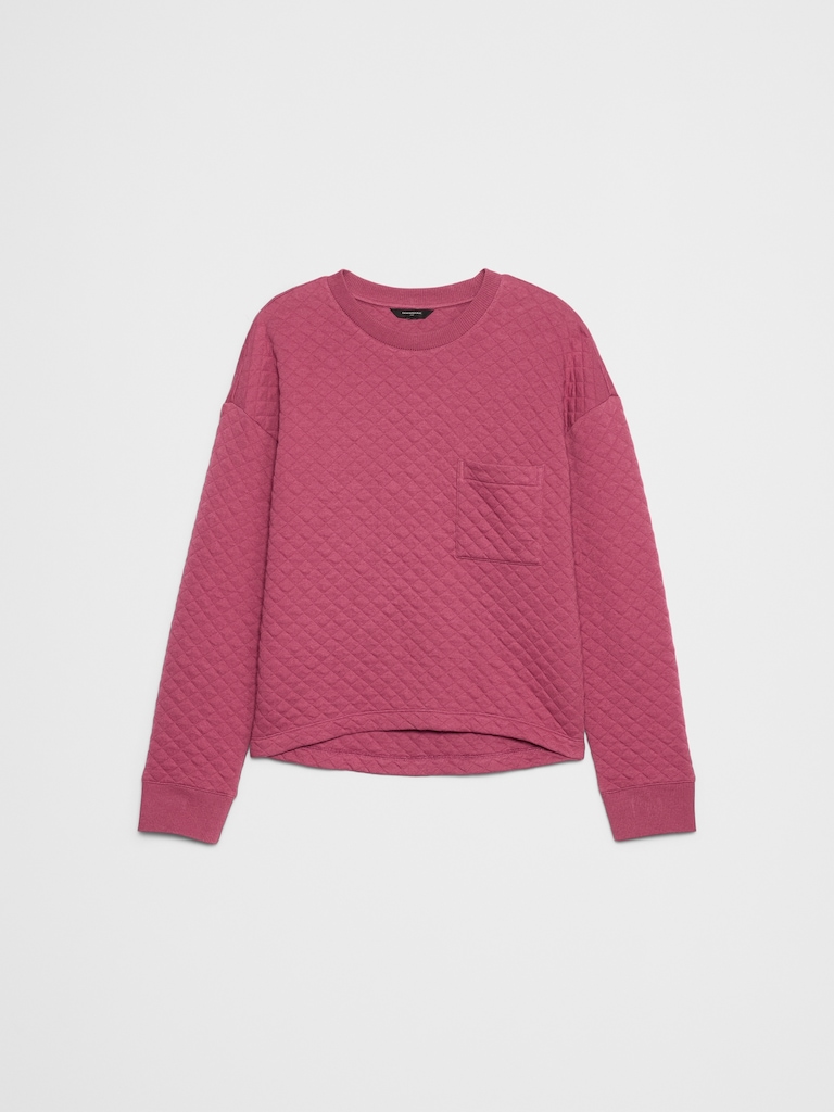 Quilted Sweatshirt