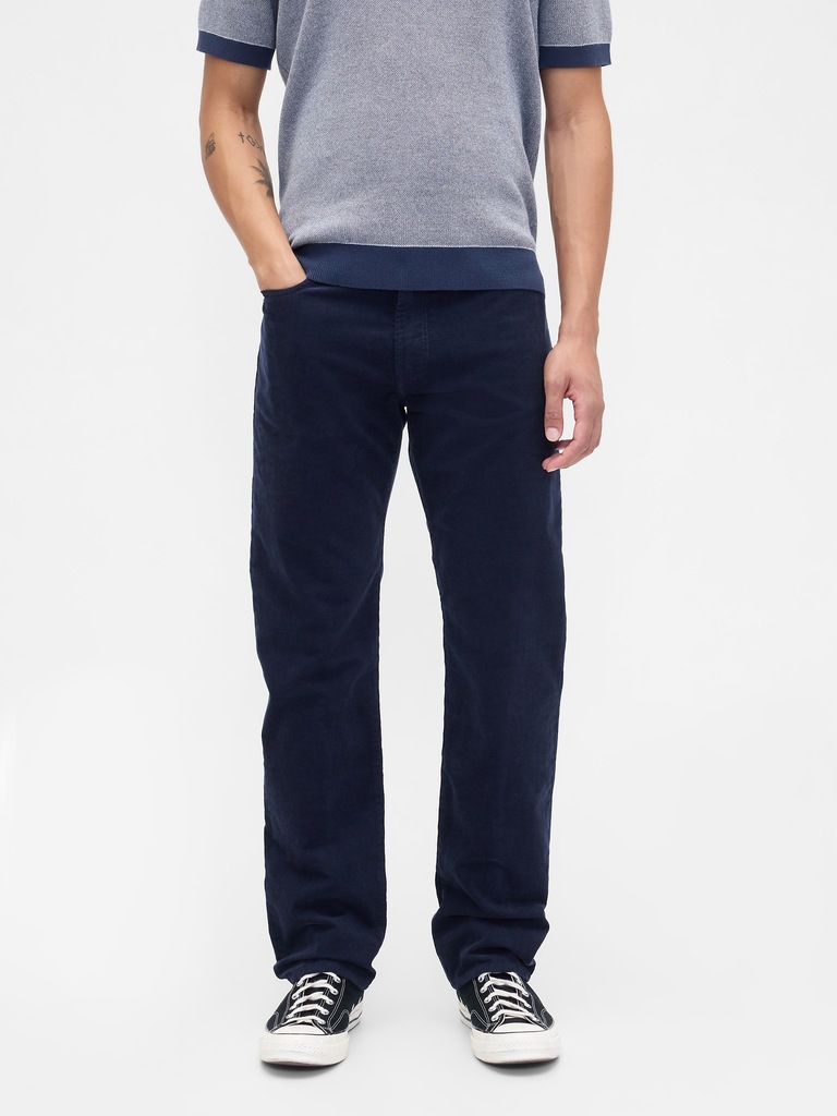 Straight Corduroy Pants