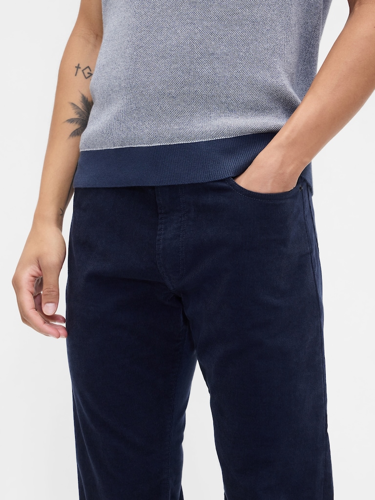 Straight Corduroy Pants