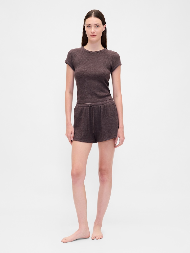 Waffle PJ Shorts