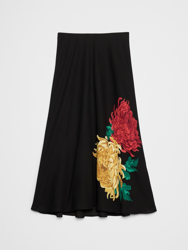 Bias Midi Skirt
