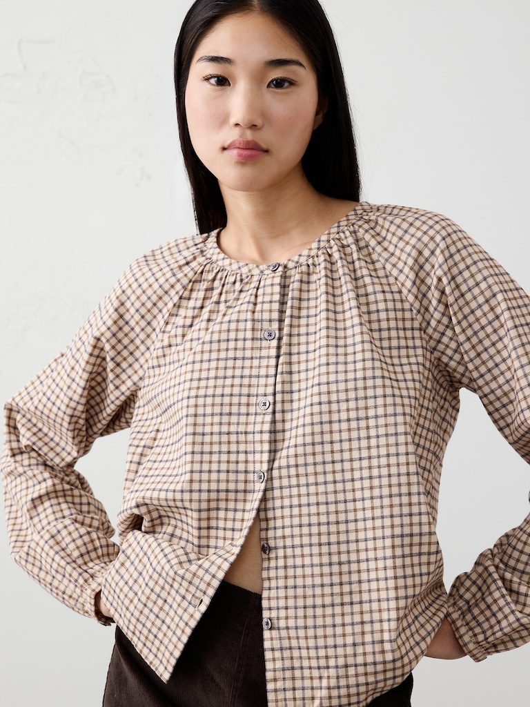 Puff-Sleeve Top