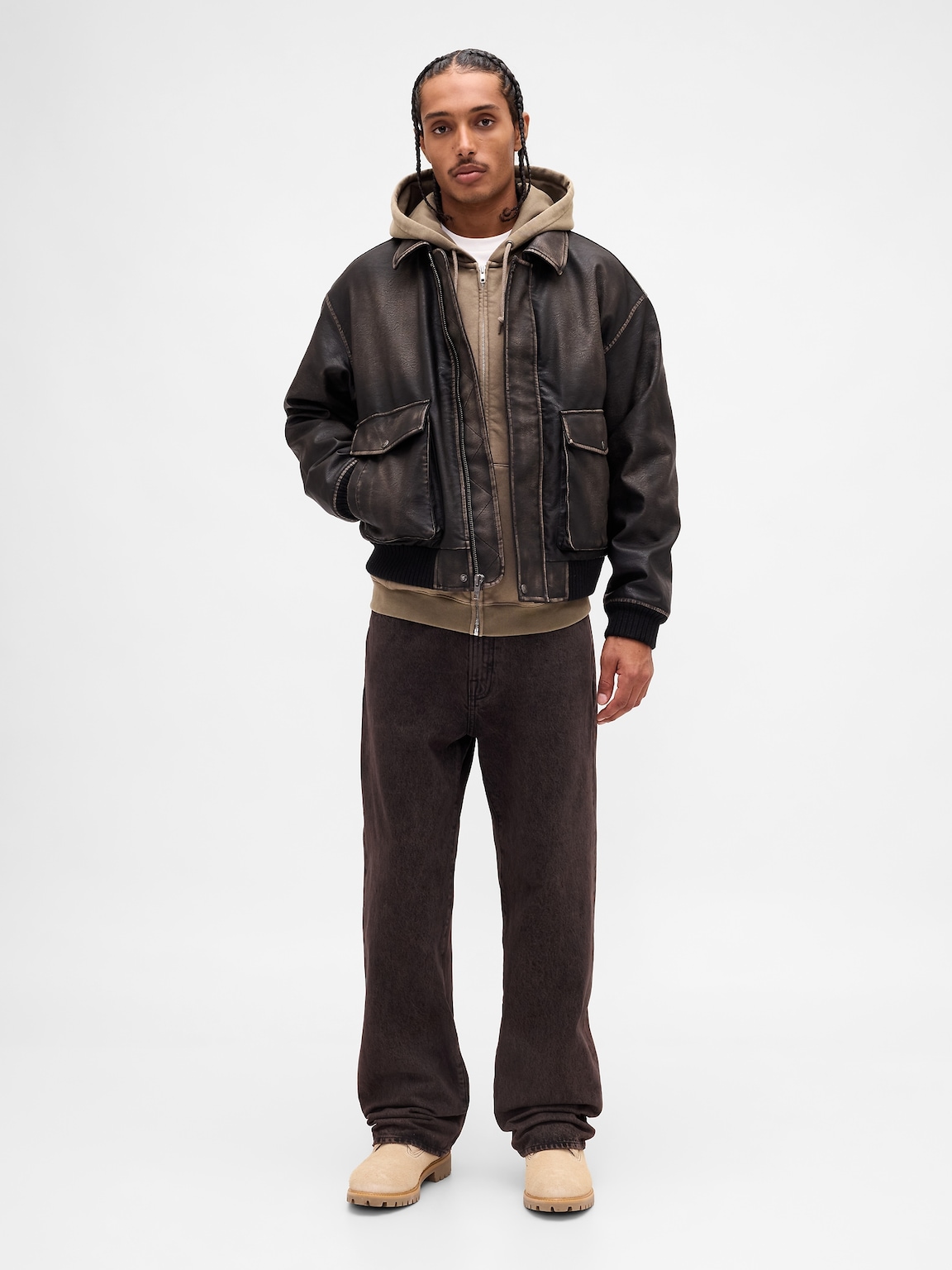 Adult VintageSoft Relaxed Zip Hoodie