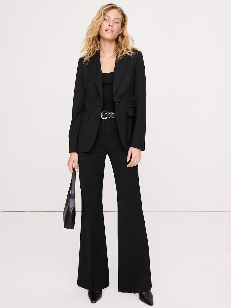 Slim Italian Wool Blazer