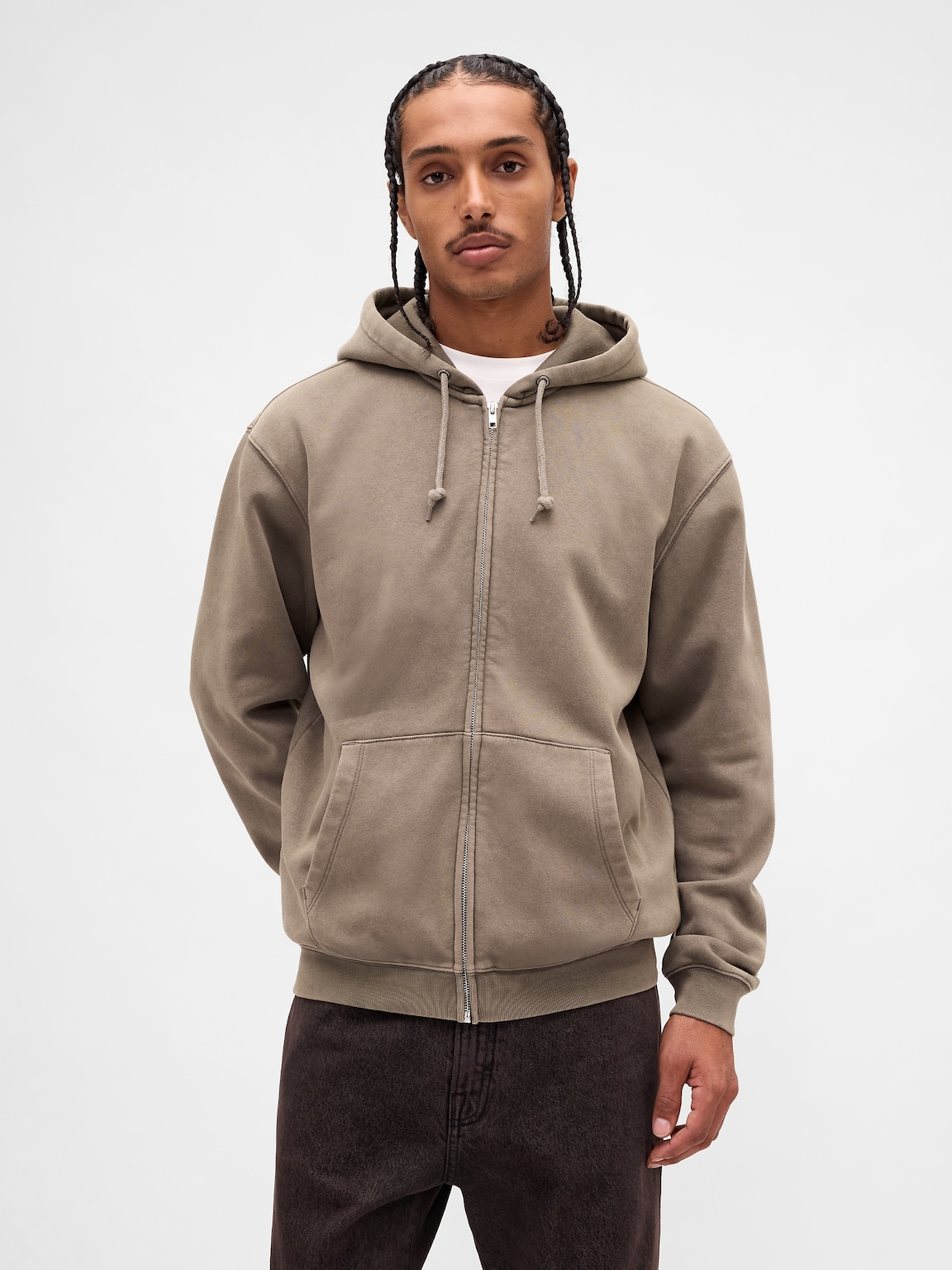 Adult VintageSoft Relaxed Zip Hoodie