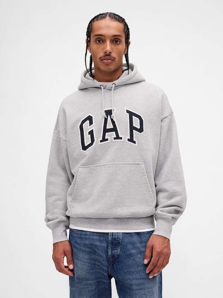 Extra Heavyweight French Terry Oversized Logo Hoodie