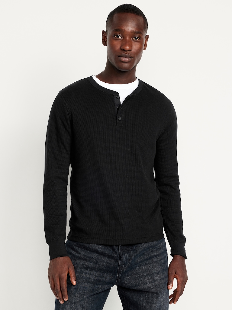 2-Pack Waffle Henley T-Shirt