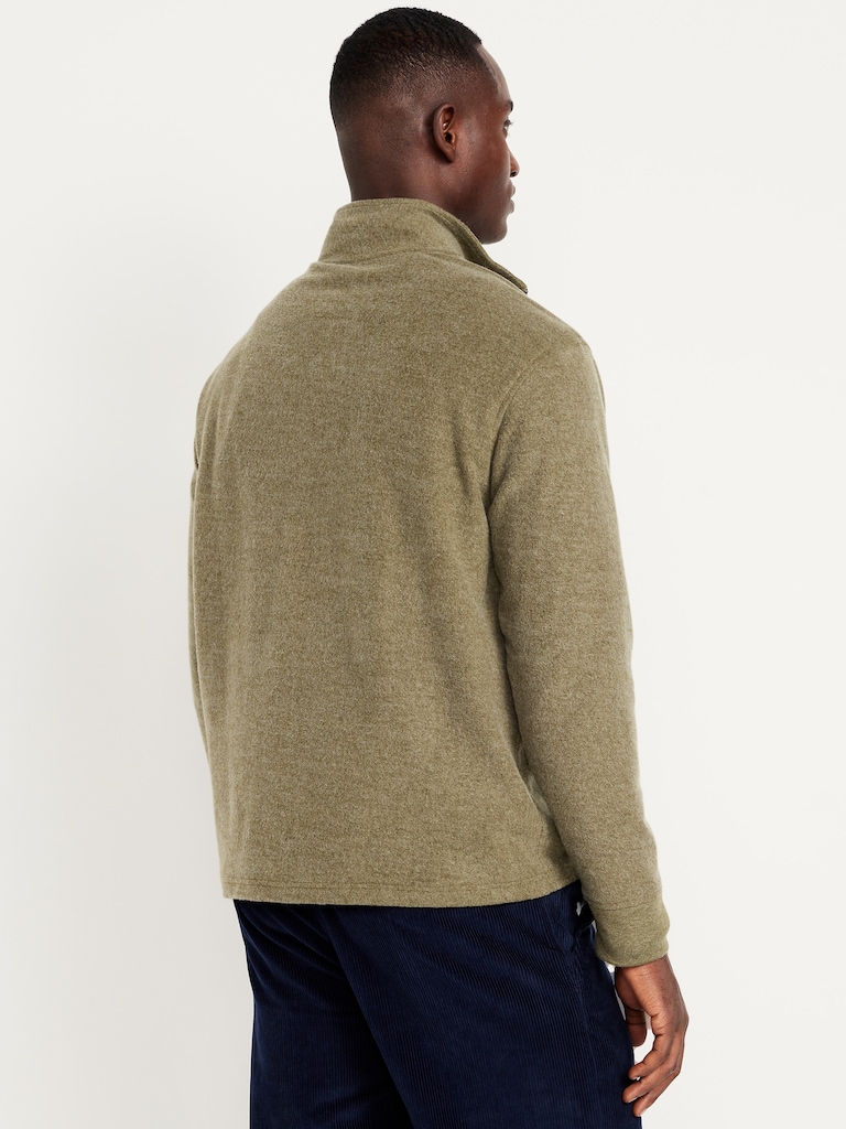 Plush Quarter-Zip Pullover